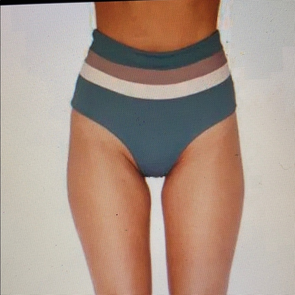 LOOKING FOR Portia Stripe Bikini Bottom